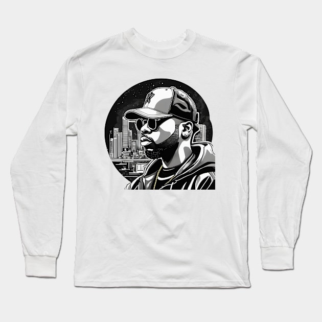 hip hop artwork Long Sleeve T-Shirt by OWLS store